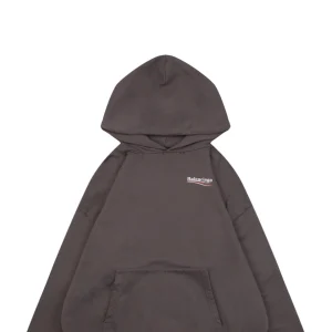 Balenciaga Cracked Cola Logo Hoodie