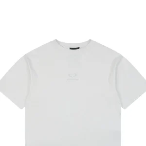 Balenciaga Heart Logo Paris T-shirt WHite