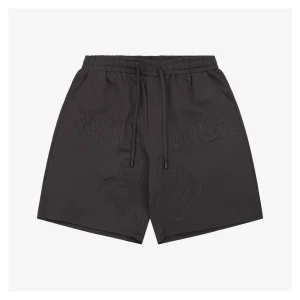 Balenciaga Letter Patch Embroidered Shorts