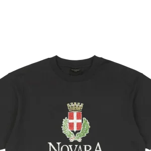 Balenciaga Novara Italia Emblem Cracked Print T-shirt