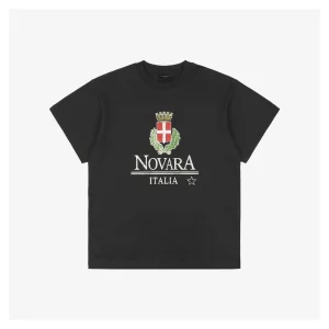 Balenciaga Novara Italia Emblem Cracked Print T-shirt