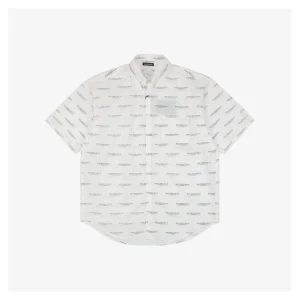 Balenciaga Paris Exclusive Allover Logo T-Shirt