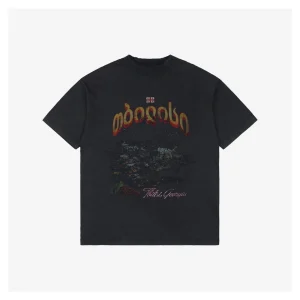 Balenciaga Tbilisi Night View Print T-shirt