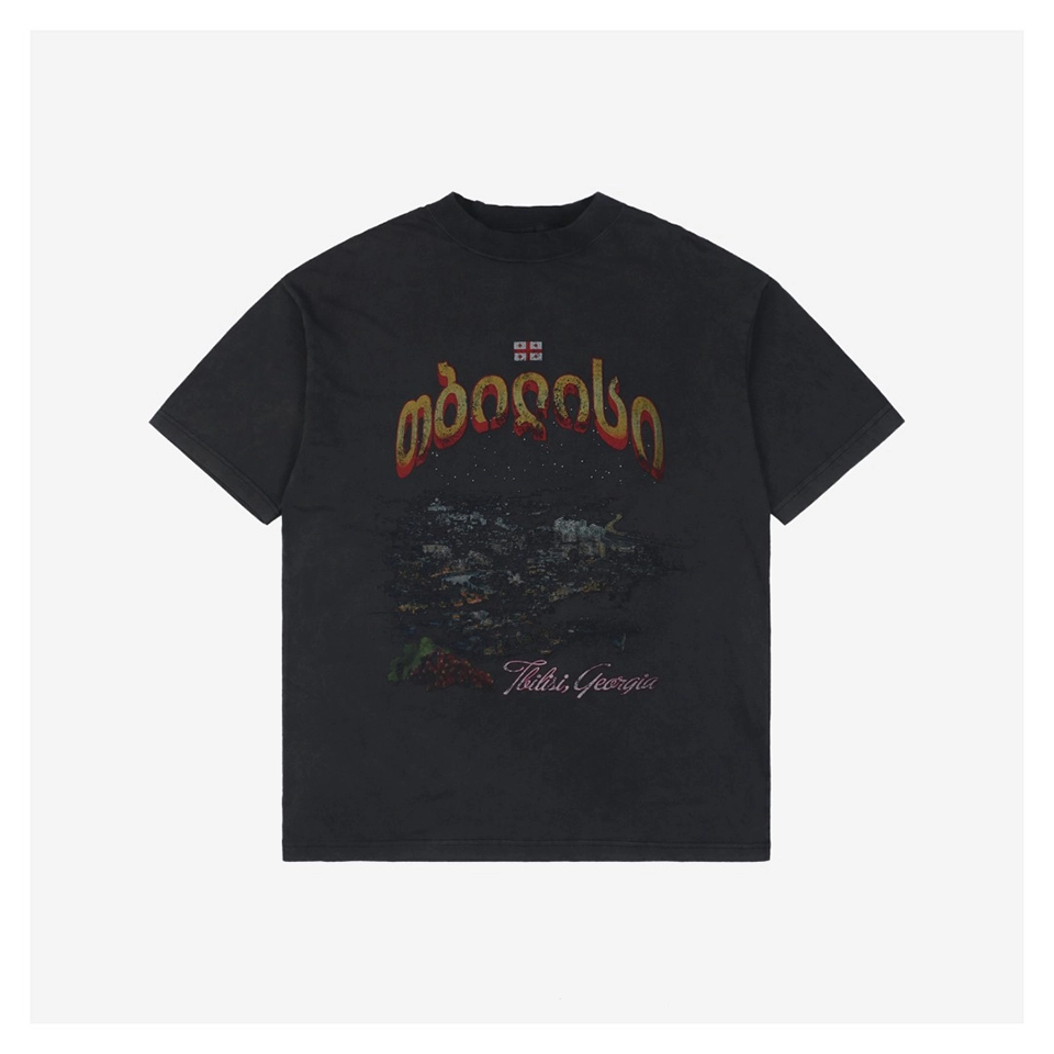 Balenciaga Tbilisi Night View Print T-shirt