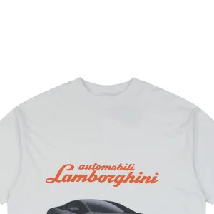 Balenciaga x Lamborghini Graphic Print T-shirt White