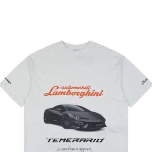 Balenciaga x Lamborghini Graphic Print T-shirt White