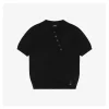 F Polo Diagonal Button T-shirt