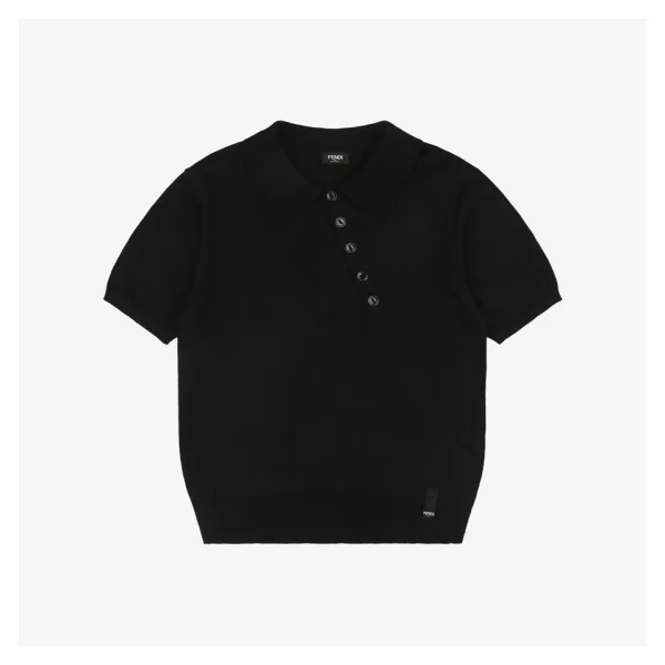 F Polo Diagonal Button T-shirt
