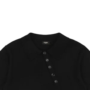 F Polo Diagonal Button T-shirt
