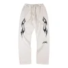 Hellstar Flame Graphic Cream Pants