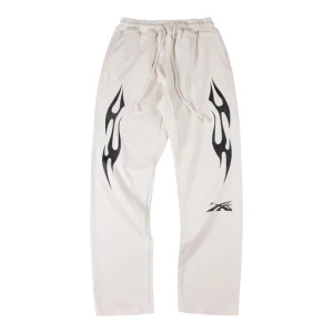 Hellstar Flame Graphic Cream Pants