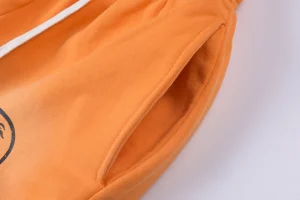 Hellstar Flame Logo Orange Pants8