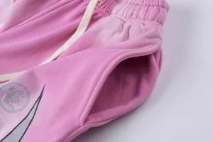 Hellstar Flame Pink Graphic Sweatpants1