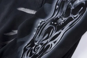 Hellstar Flare Black Flame Pullover Hoodie2