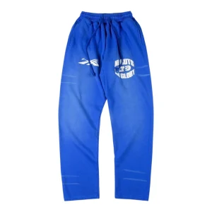 Hellstar Glory Print Blue Track Pants