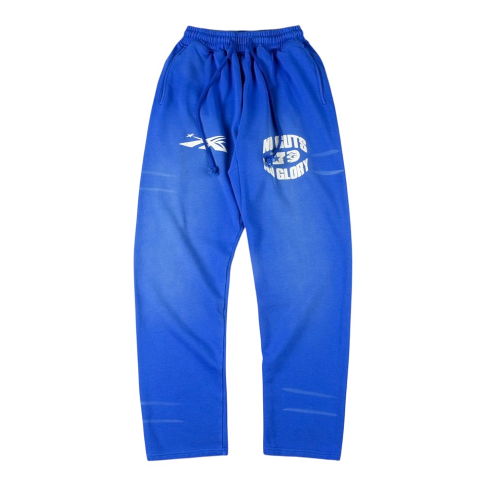 Hellstar Glory Print Blue Track Pants