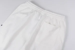 Hellstar Gothic Logo Straight-Leg White Sweatpants7