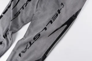 Hellstar Gradient Flame Jogger Black:Grey Pants1