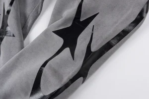 Hellstar Gradient Flame Jogger Black:Grey Pants10