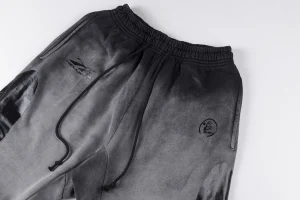 Hellstar Gradient Flame Jogger Black:Grey Pants2