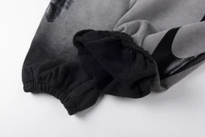 Hellstar Gradient Flame Jogger Black:Grey Pants5