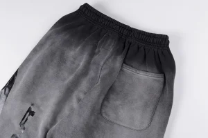 Hellstar Gradient Flame Jogger Black:Grey Pants8