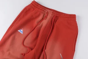 Hellstar Gradient Flame Logo Sports Red Pants2