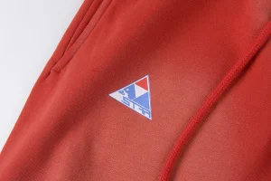 Hellstar Gradient Flame Logo Sports Red Pants6