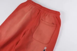 Hellstar Gradient Flame Logo Sports Red Pants8