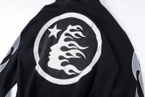 Hellstar Graffiti Retro Flame Portrait Hoodie12