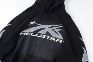 Hellstar Graffiti Retro Flame Portrait Hoodie7