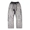 Hellstar Grey Particle Printed Sweatpants