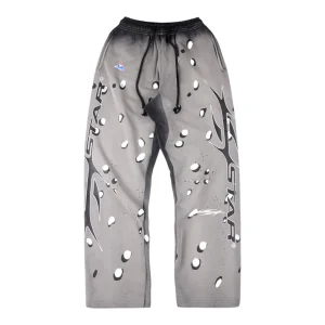 Hellstar Grey Particle Printed Sweatpants