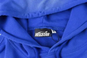 Hellstar No Guts No Glory Blue Pullover Hoodie8