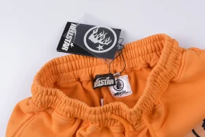 Hellstar Orange Flame Graphic Pants8