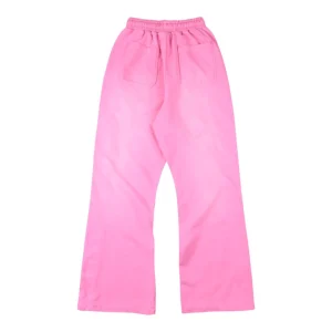 Hellstar Pink Logo Snap Detail Pants