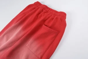 Hellstar Red Flame Graphic Pants7