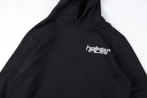 Hellstar Rhinestone Flame Head Pullover Hoodie2