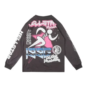 Hellstar Spiritual Running Graphic Shirt