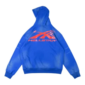 Hellstar Sports Gel Blue Pullover Hoodie