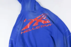 Hellstar Sports Gel Blue Pullover Hoodie9