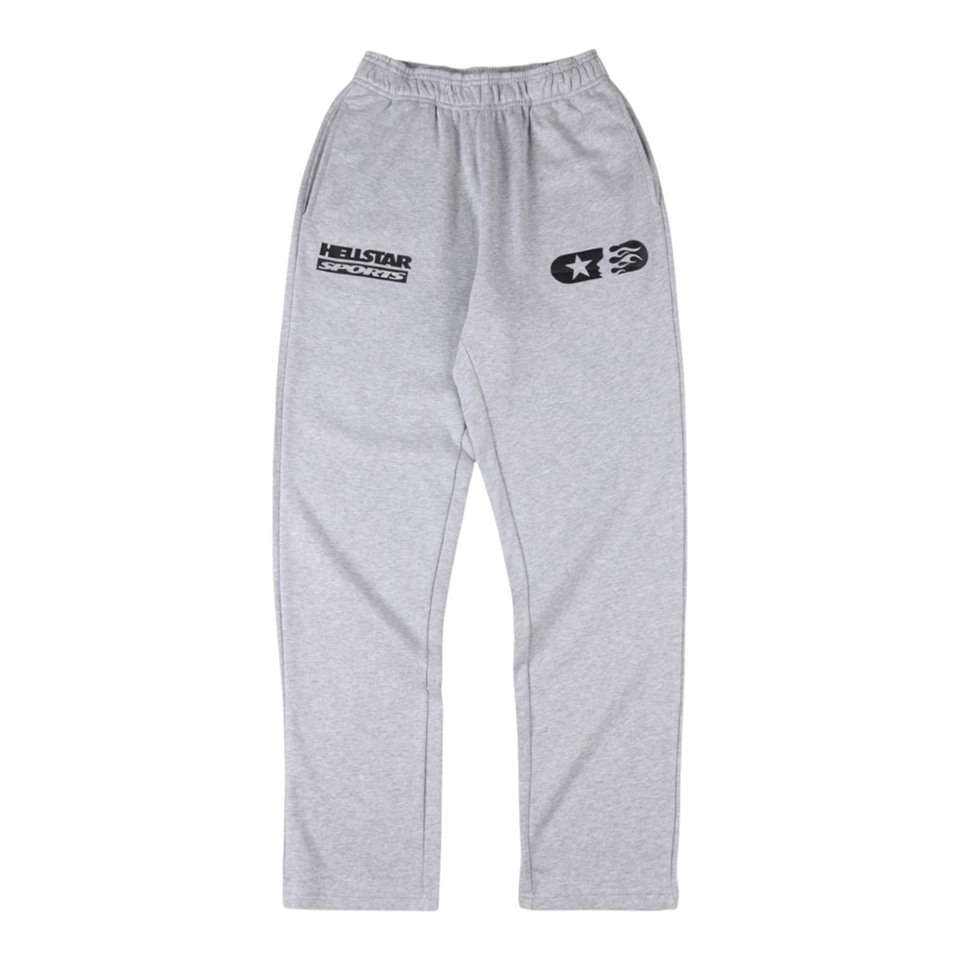 Hellstar Sports Logo Track Grey Pants
