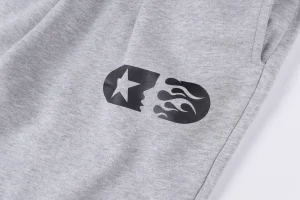 Hellstar Sports Logo Track Grey Pants9