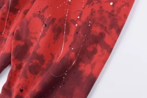 Hellstar Sports Splatter Red Sweatpants8