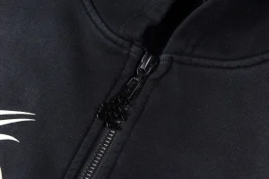 Hellstar Sports Zip-Up Logo Washed Hoodie5