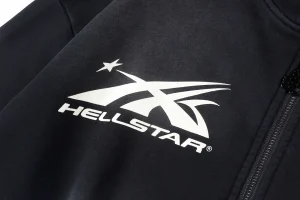 Hellstar Sports Zip-Up Logo Washed Hoodie6