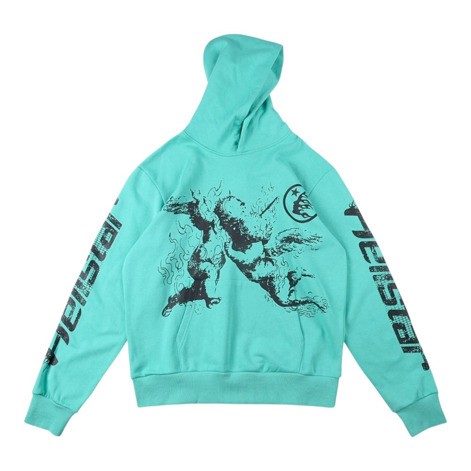 Hellstar Studios Angel Graphic Streetwear Hoodie