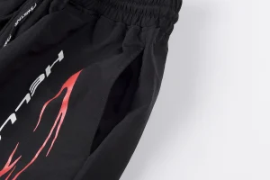 Hellstar Studios Black:Red Tech Logo Shorts2