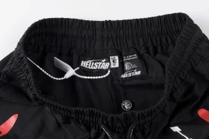 Hellstar Studios Black:Red Tech Logo Shorts5