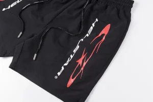 Hellstar Studios Black:Red Tech Logo Shorts8